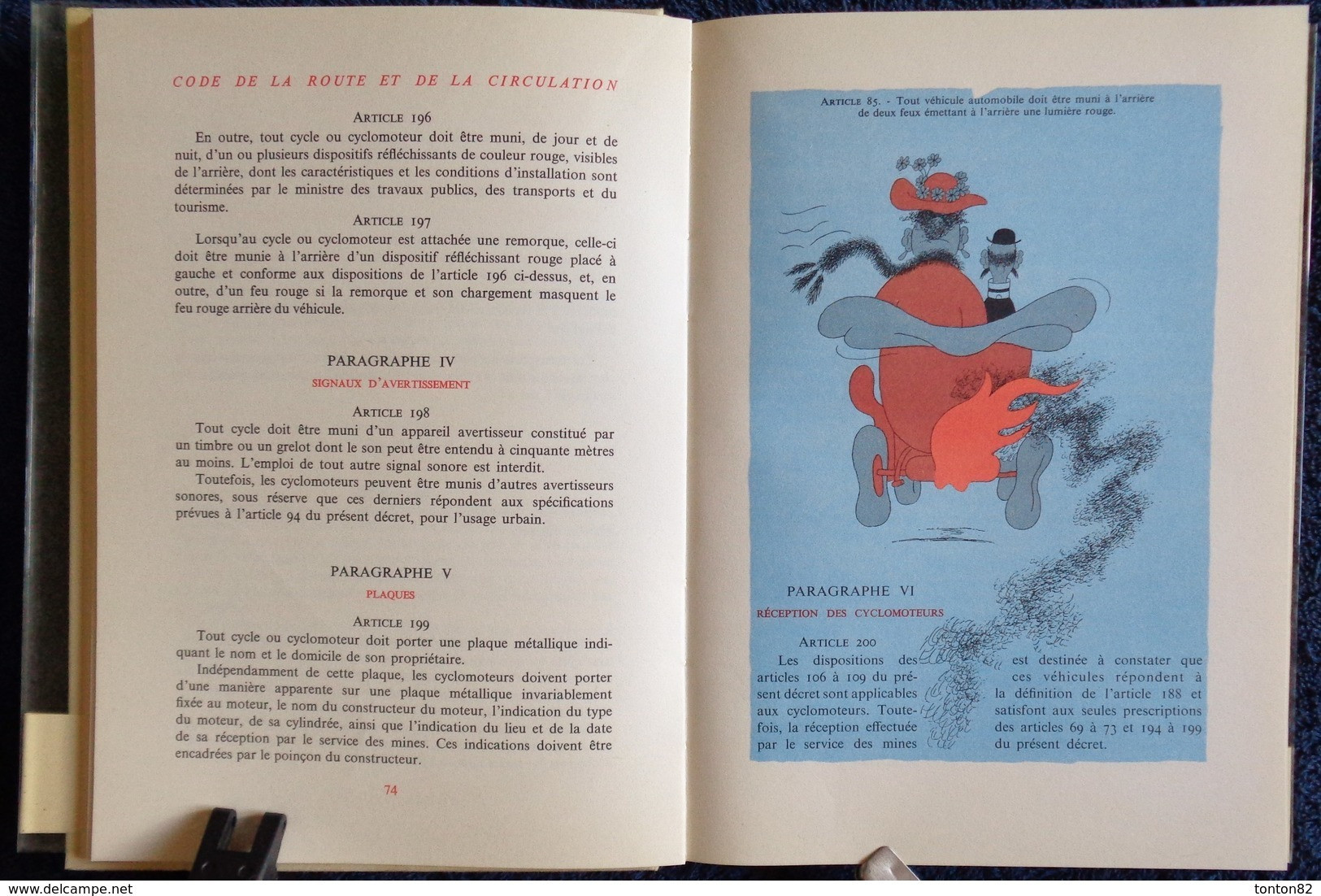 Code de la route - Illustré par DUBOUT - Maurice Gonon, Éditeur - ( 1959 ) - RARE ! - Tirage très limité . TBE .