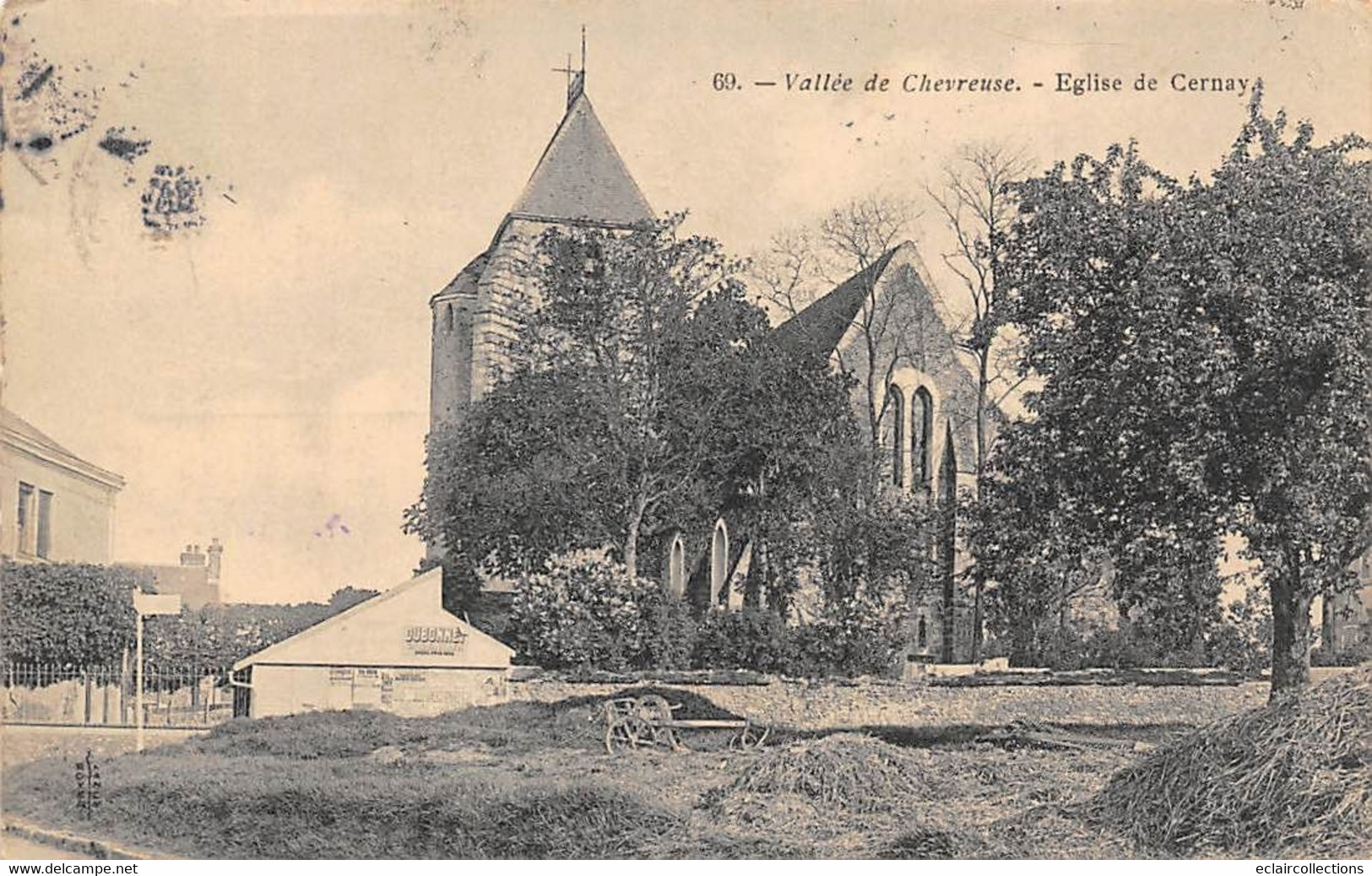 Cernay-la-Ville           78              L'église      -  3   -   (voir Scan) - Cernay-la-Ville