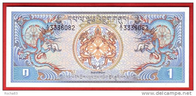 BILLET - BHUTAN - 1 Ngultrum De 1981 - Pick 5 - Bhoutan