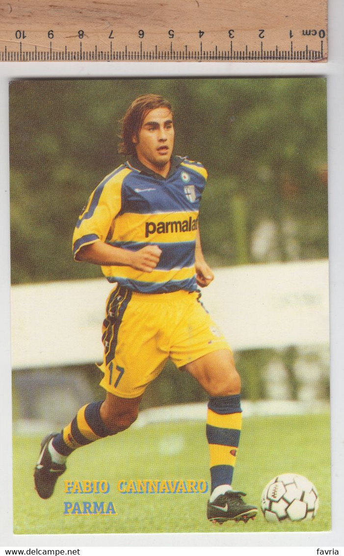 Fabio Cannavaro  - Parma # Calcio #  Cartolina - Soccer