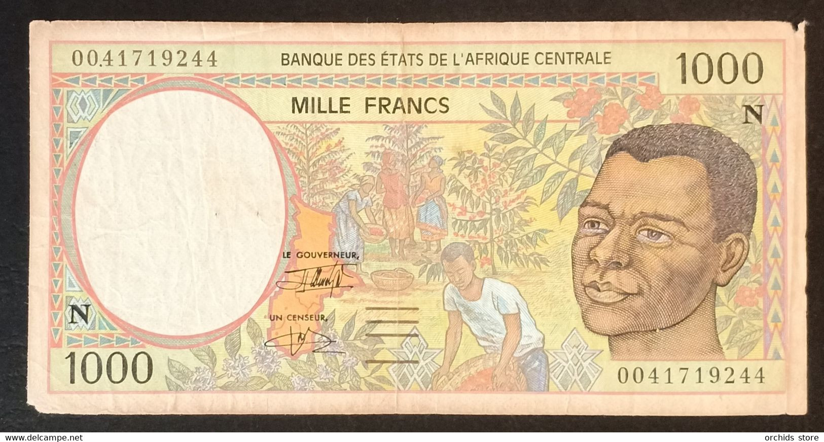 AC2020 - Central African Republic 2000 Banknote 1000 Francs N - EQUATORIAL GUINEA - Guinée Equatoriale