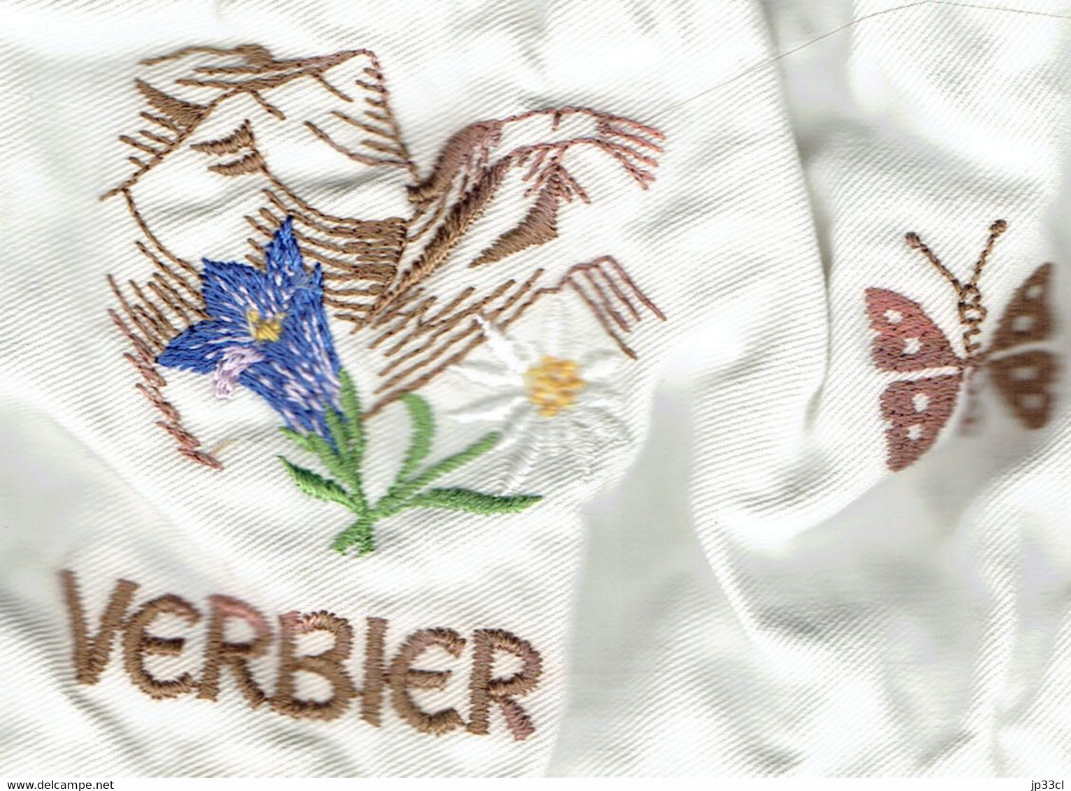 Casquette Verbier Avec Edelweiss Et Papillon - Accessorios