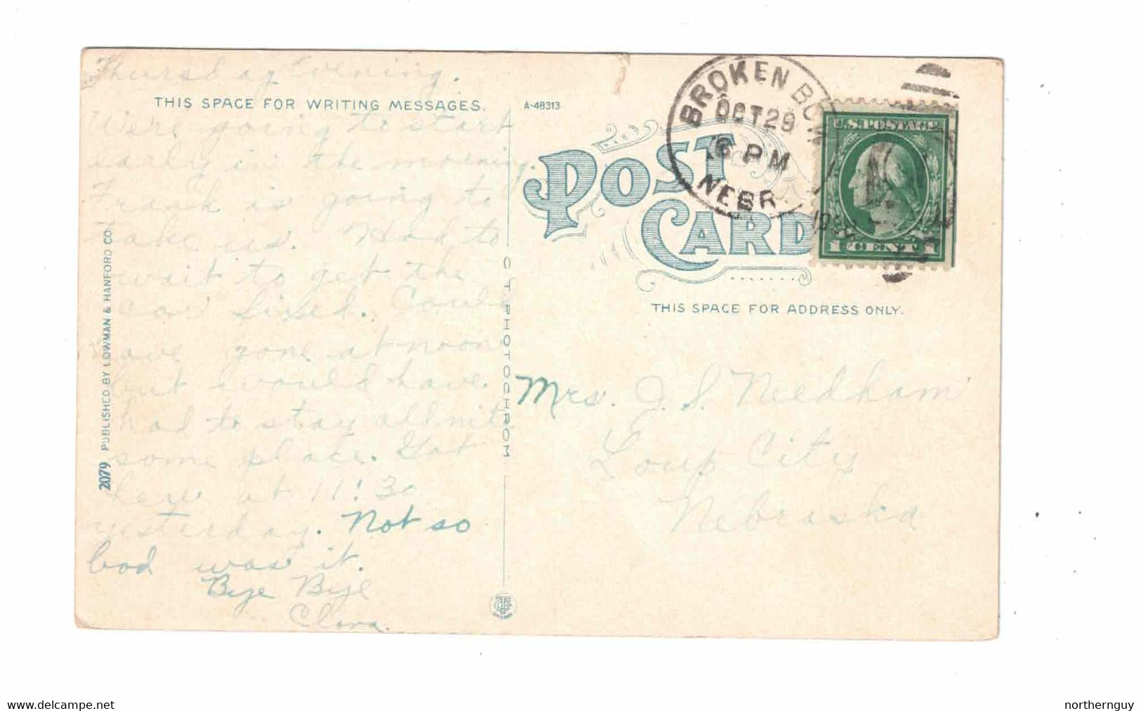 TACOMA, Washington, USA, BEV Of Pacific Avenue, Stores, Hotels, Cars, Trolley, 1922 Postcard - Tacoma