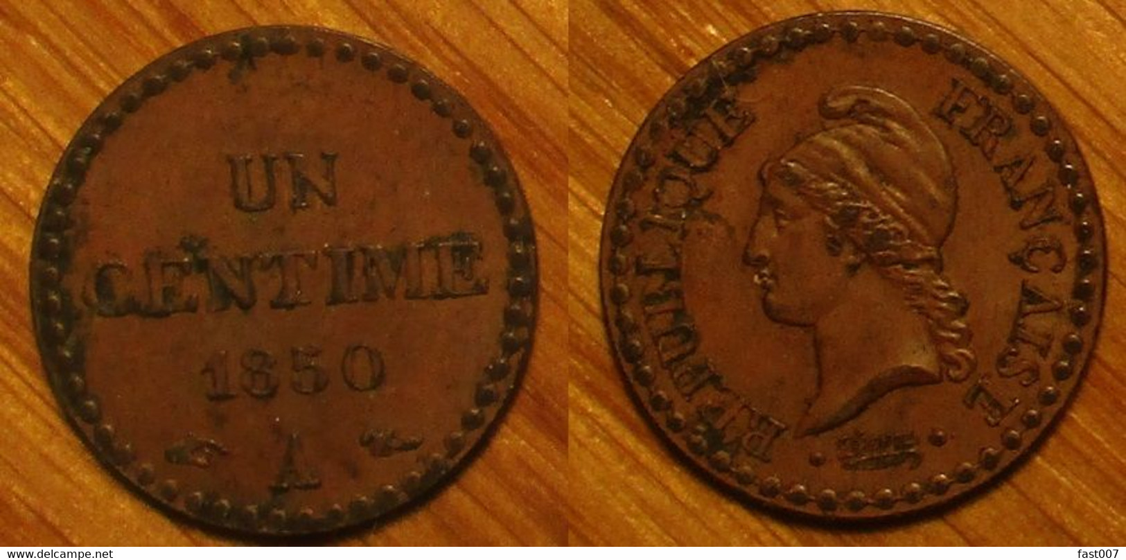 Dupré - 1 Centime 1850A - 1 Centime