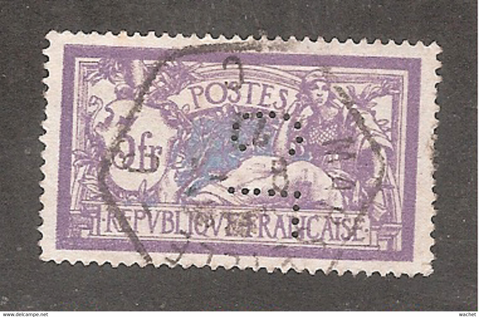 Perforé/perfin/lochung France Merson No 206 CL  Crédit Lyonnais (218) - Other & Unclassified