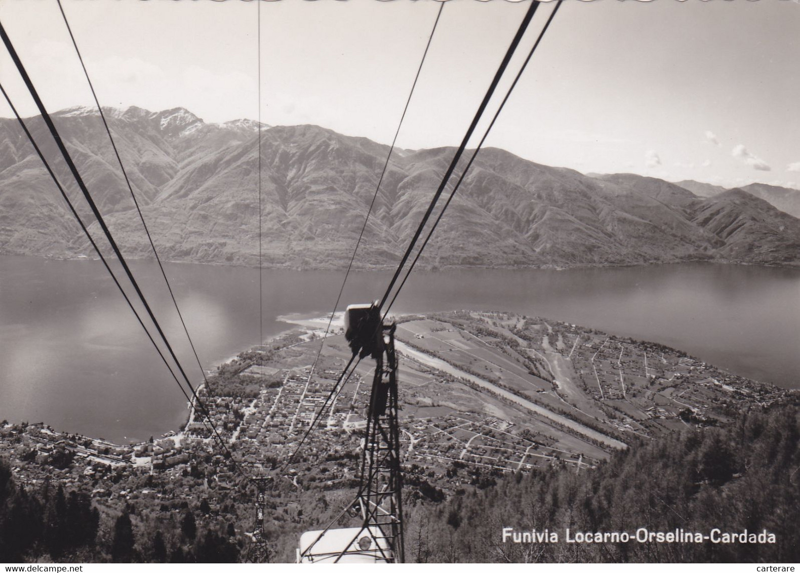 SUISSE,HELVETIA,SWISS,SWITZERLAND,SVIZZERA,SCHWEIZ ,LOCARNO,TESSIN,ORSELINA,TELEPHERIQUE,CARTE PHOTO GARBANI - Locarno