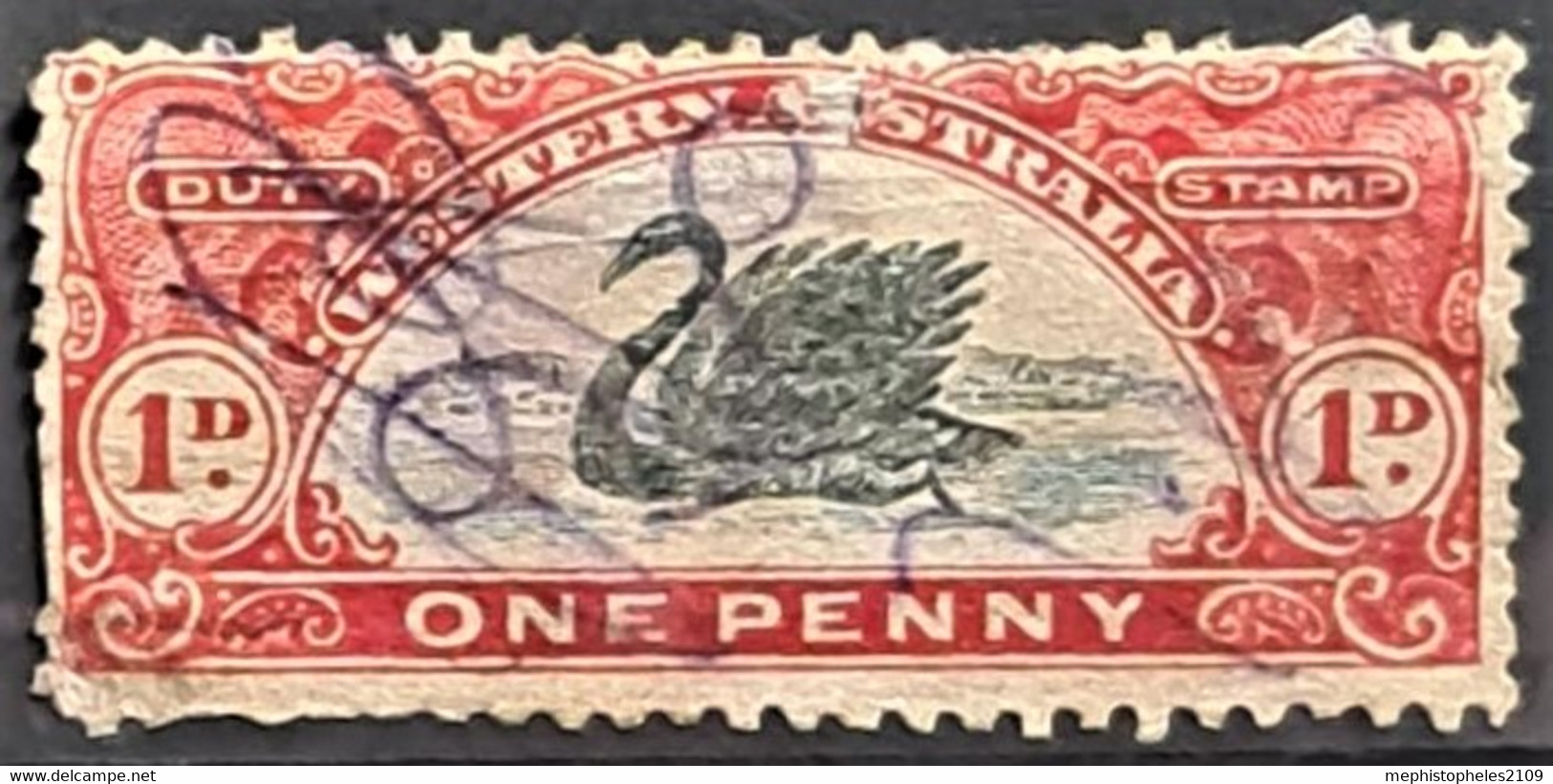 WESTERN AUSTRALIA - Duty Stamp - Canceled - Used Stamps