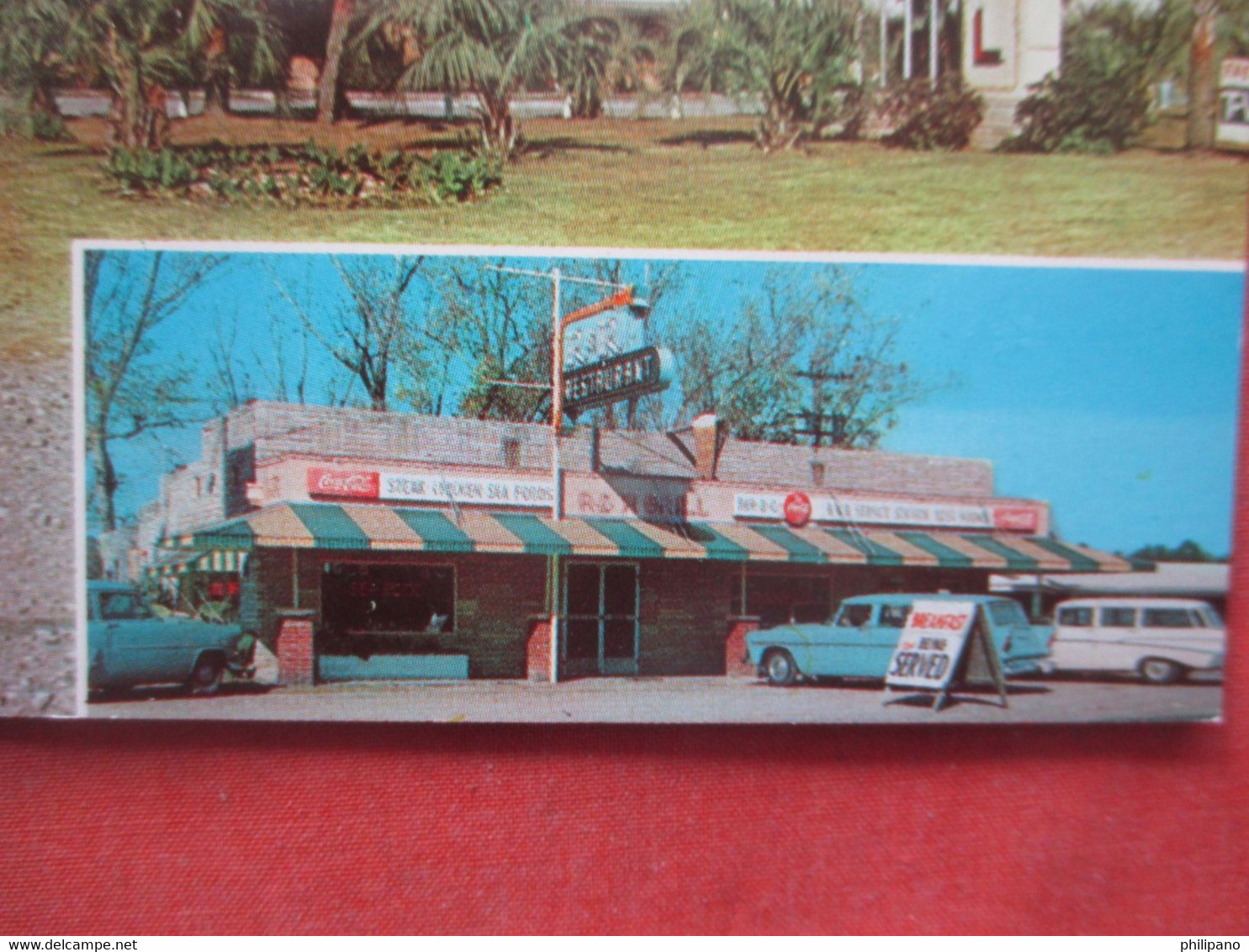 R & R Motel & Restaurant     Coca Cola Sign  Nahunta  Georgia     Ref 4567 - Augusta