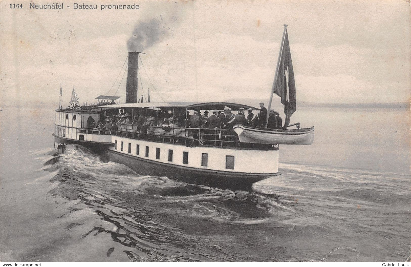 Neuchâtel Bateau Promenade - Steamer - Bateau à Vapeur - Neuchâtel