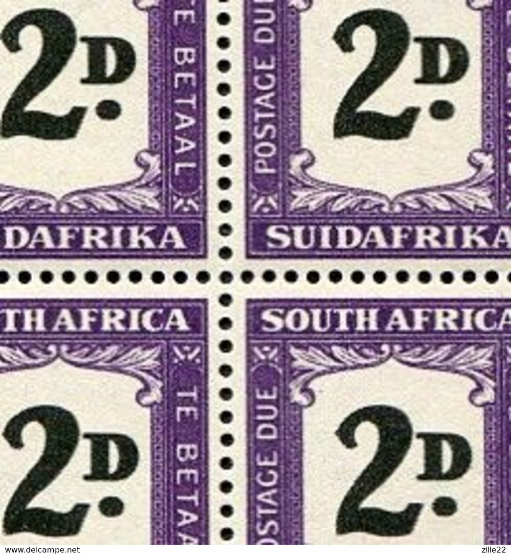 Union Of South Africa Postage Due, Südafrika Portomarken Mi# 36 Postfrisch/MNH - Mayor Variety "thick 2 D" !!!!!!rare!!! - Impuestos