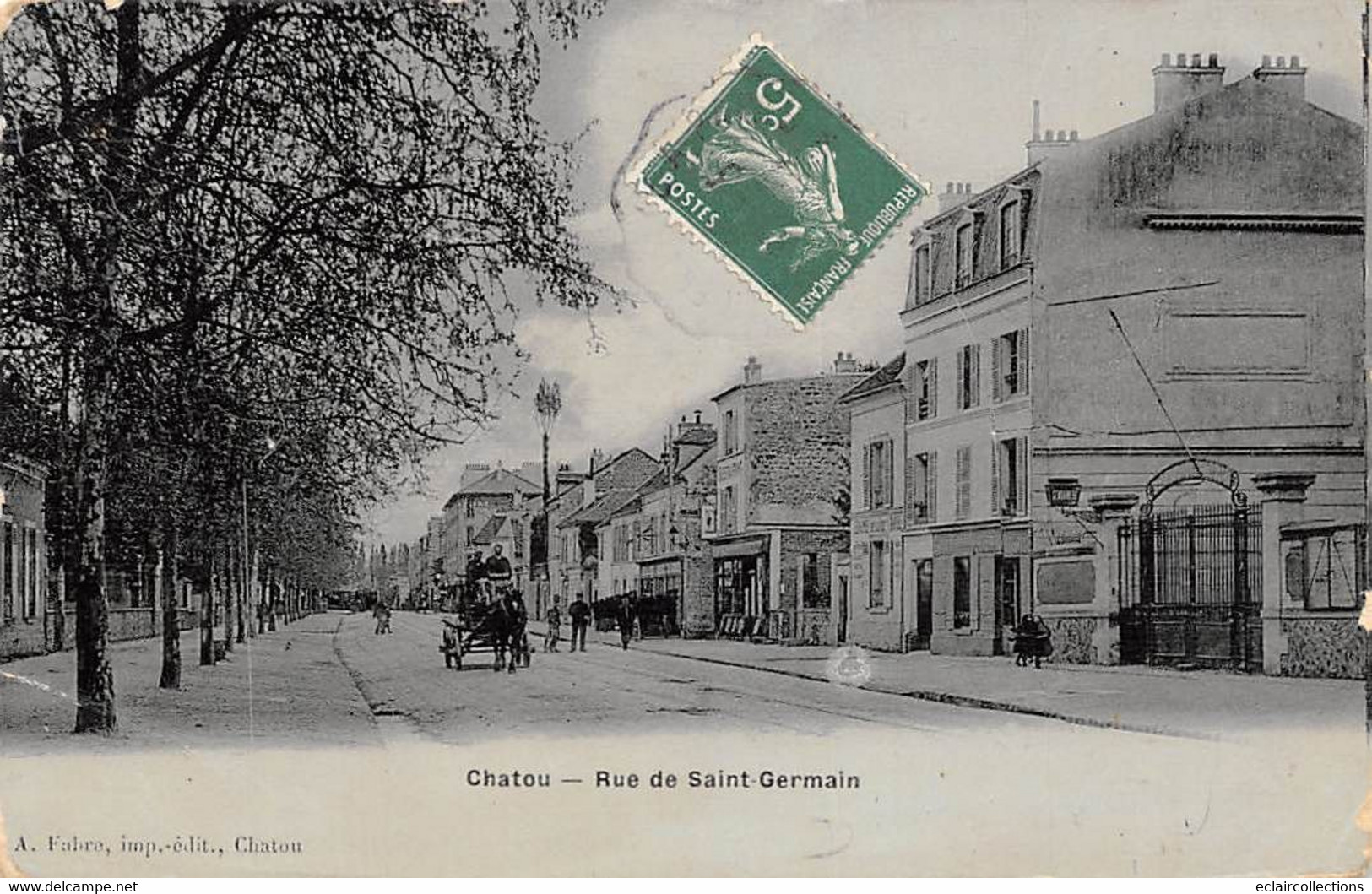 Chatou          78            Rue De St Germain               (voir Scan) - Chatou