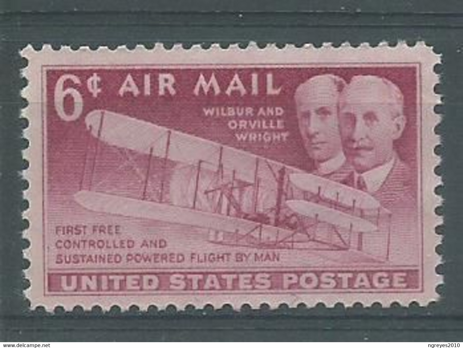 200037666  EE.UU.YVERT   AEREO  Nº  44  **/MNH - 2b. 1941-1960 Ongebruikt