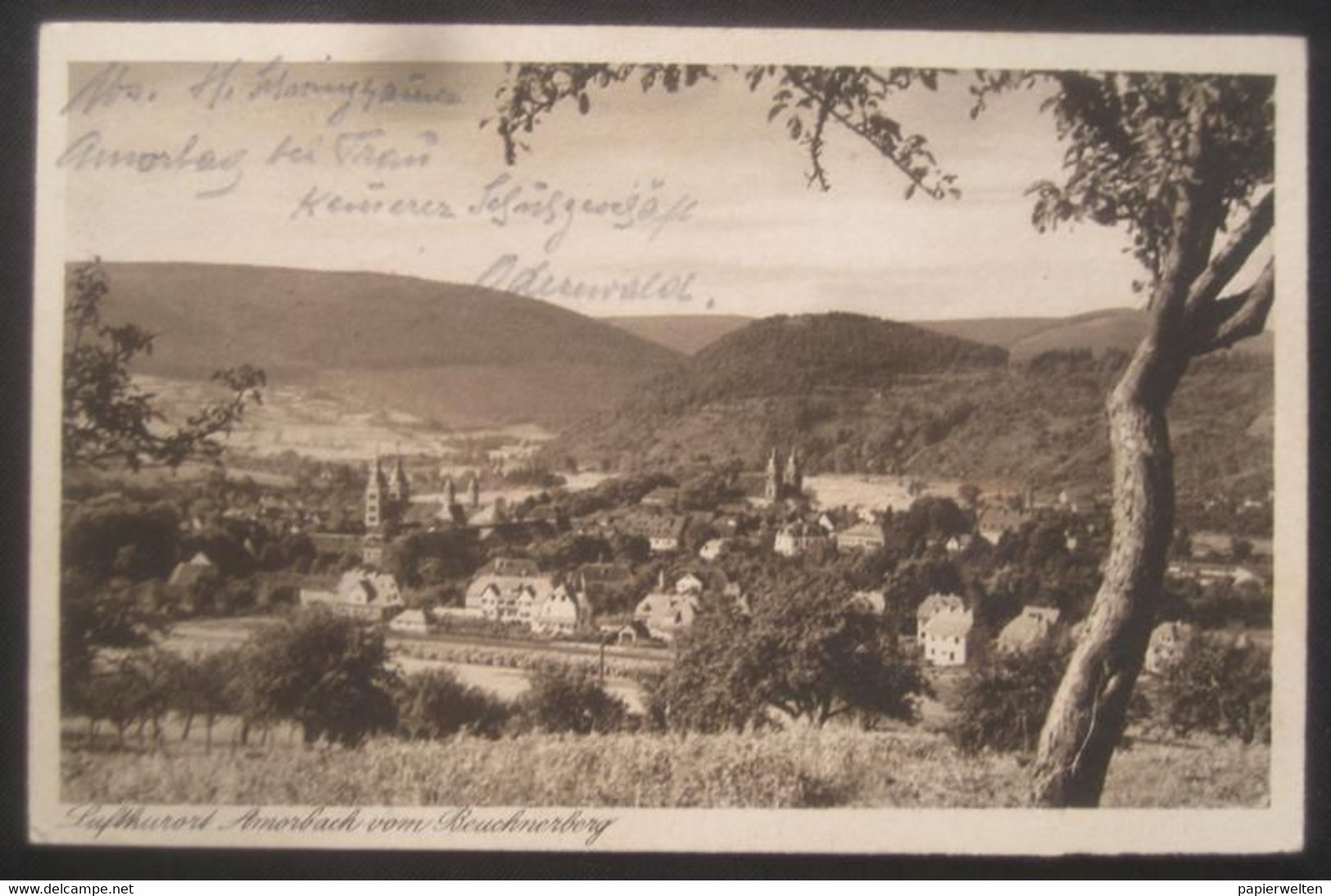 Amorbach (Miltenberg) - Panorama Vom Beuchnerberg - Amorbach