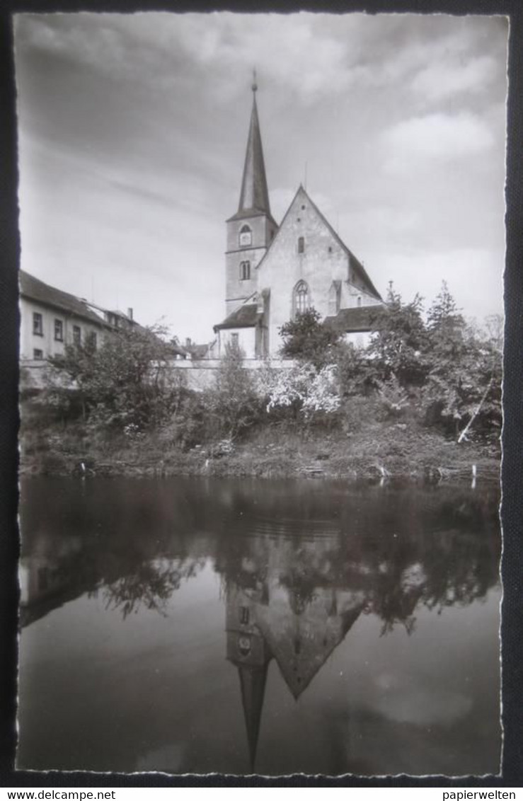 Hammelburg (Bad Kissingen) - Stadtpfarrkirche / Fotomuster Für Ansichtskarte - Hammelburg