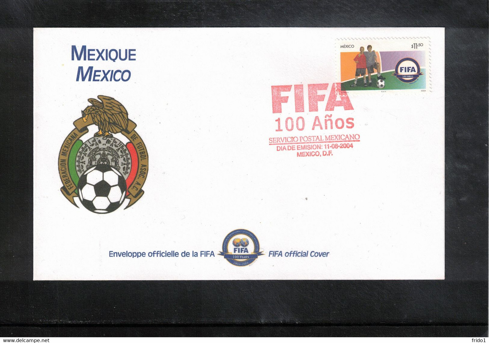 Mexico 2004 100 Years Of FIFA Interesting Cover - Covers & Documents