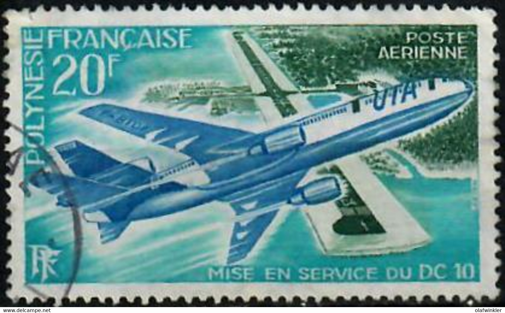 1973 Mise En Service Du DC-10  YT 74 / Sc C97 / Mi 166 Oblitéré / Used / Gestempelt - Aérogrammes