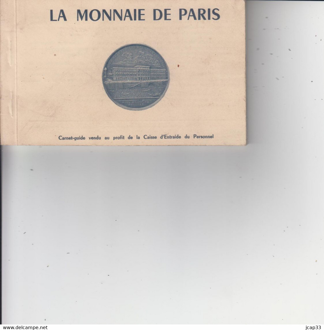 LA MONNAIE DE PARIS  -  CARNET DE 12 CARTES  -  Photo CLAIR  - - Andere & Zonder Classificatie