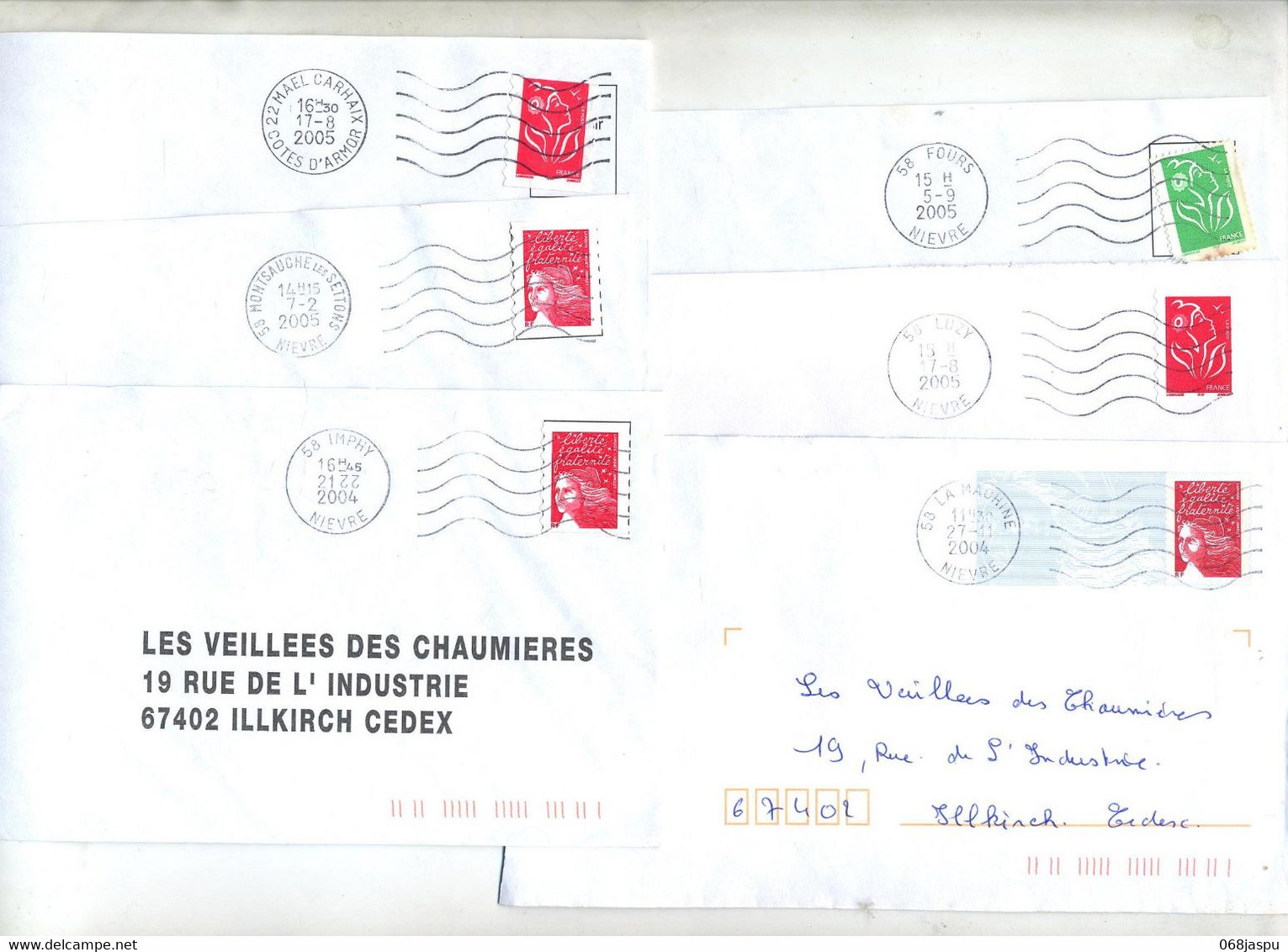 Lot 30 Lettres Flammes Muette Par Département à Voir - Maschinenstempel (Werbestempel)