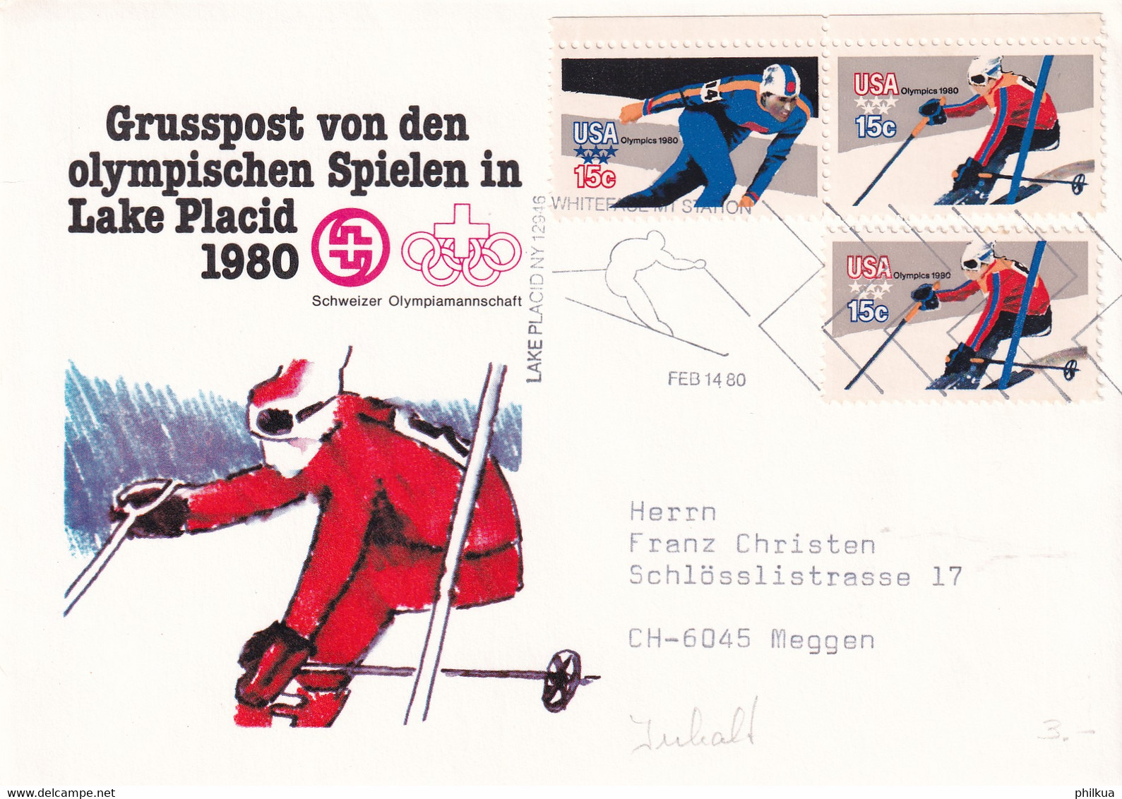 USA - Olympische Winterspiele Lake Placid 1980 - Eisschellauf/Skifahren - Mit Inhalt - Winter 1980: Lake Placid