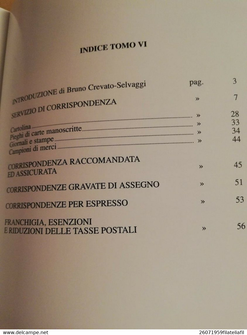 QUADERNI DI STORIA POSTALE N. 24 TOMO VI DI MELILLO ENRICO - ORDINAMENTI POSTALI E TELEGRAFICI.... - Philately And Postal History