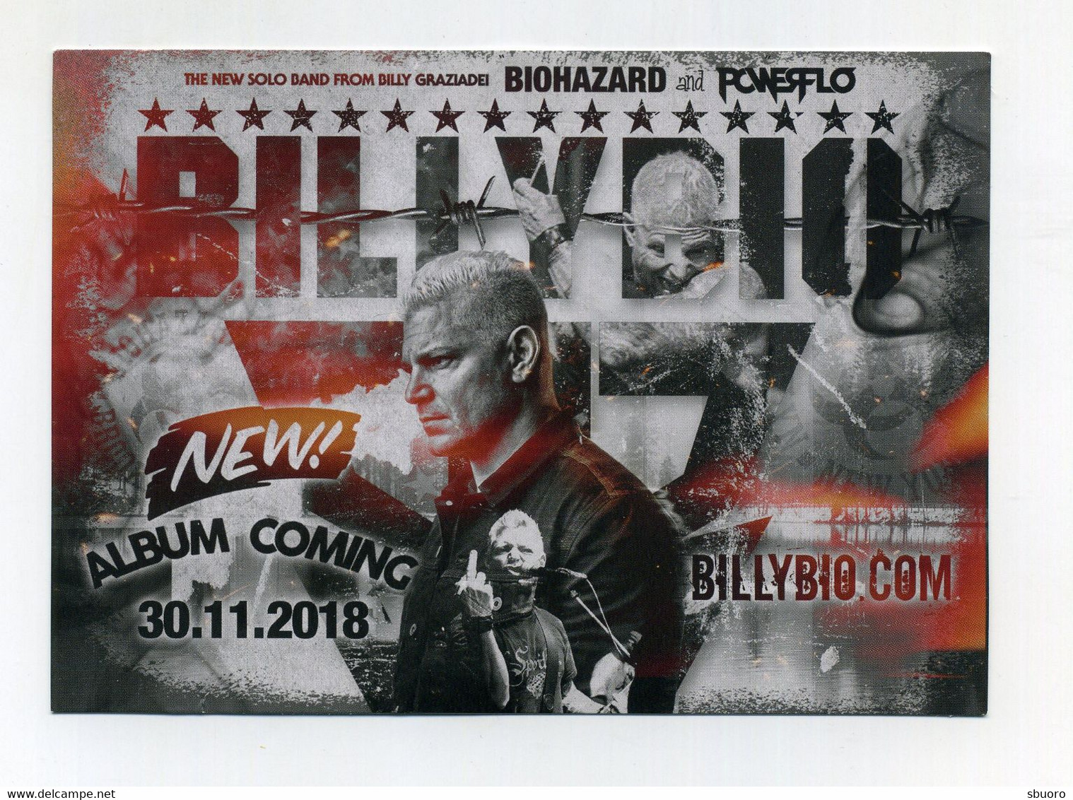 CP Pub Neuve. BillyBio Nouvel Album 2018. New Solo Band From Billy Graziadei Biohazard & Powerflo. Musique Musik Musica - Music And Musicians