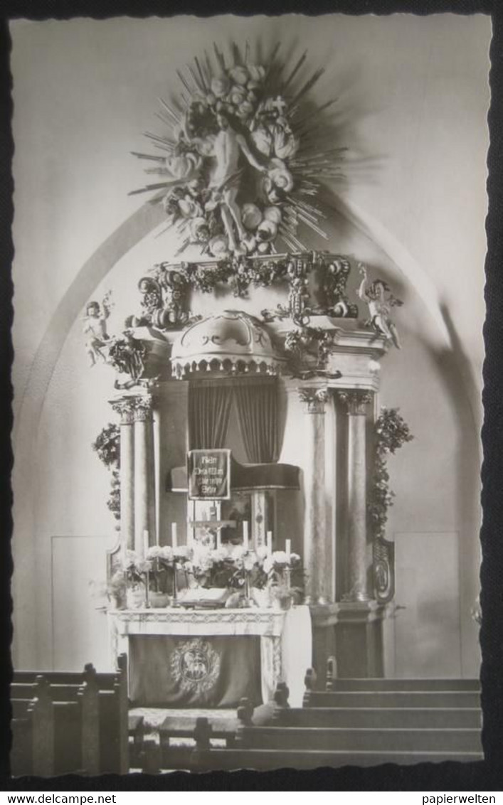 Kulmbach Mangersreuth - Evangelisch Lutherische Kirche: Altar - Kulmbach