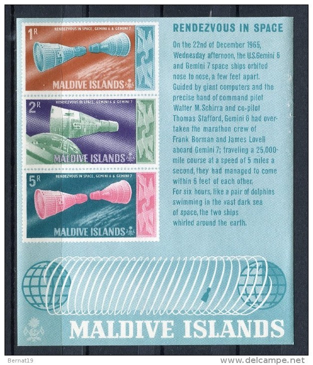 Maldives 1966. Yvert Block 5 ** MNH. - Maldives (1965-...)