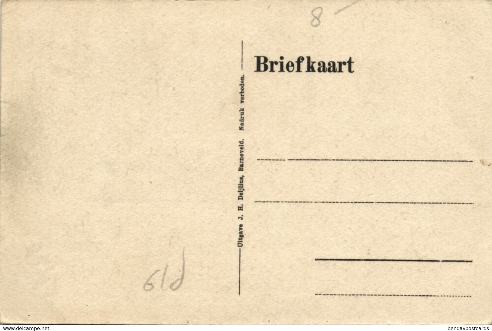 Nederland, BARNEVELD, Spaarbankgebouw (1930s) Ansichtkaart - Barneveld