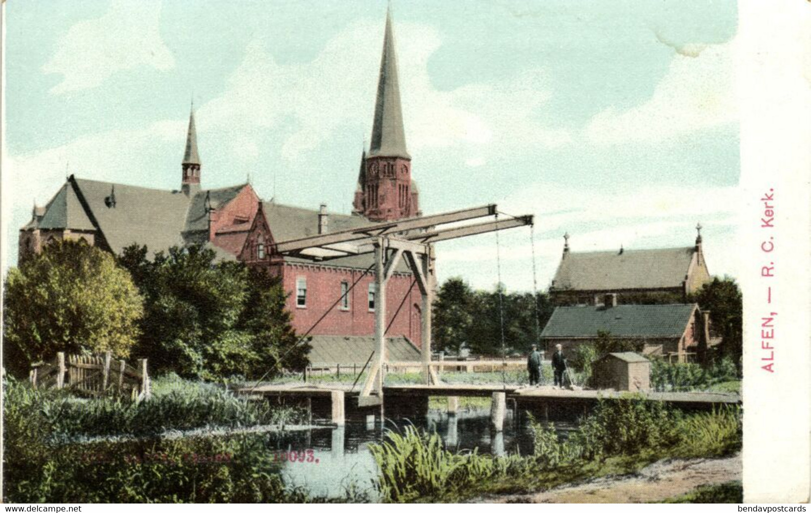 Nederland, ALPHEN A/d RIJN, R.K. Kerk (1900s) Nauta 10093 Ansichtkaart - Alphen A/d Rijn
