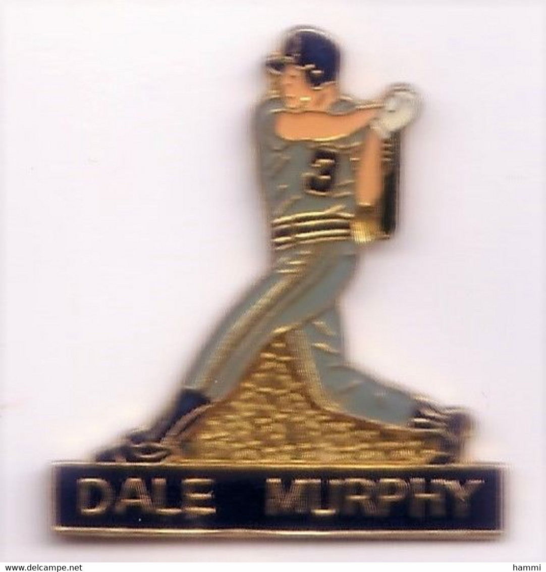 SP453  Pin's Baseball Base Ball USA Loueur DALE MURPHY Achat Immédiat - Baseball