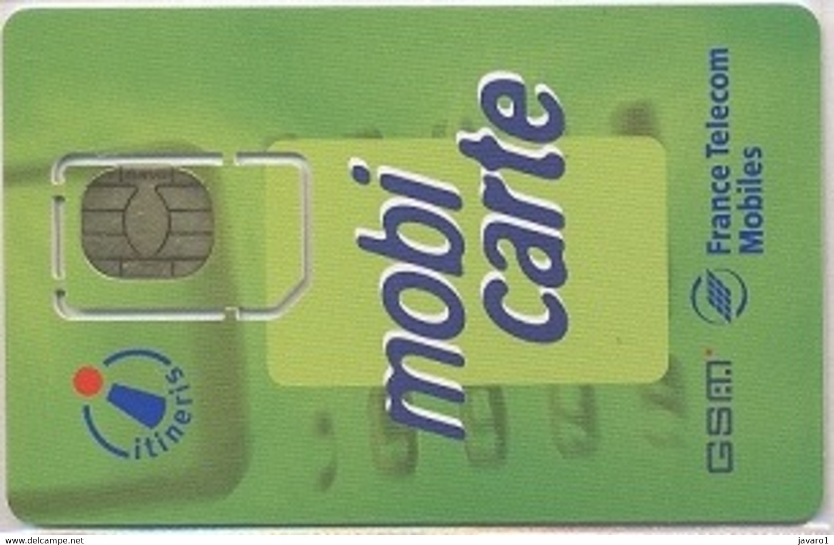 FRANCE GSM Card  : FRA18 ITINERIS Mobicarte MINT - Mobicartes (GSM/SIM)