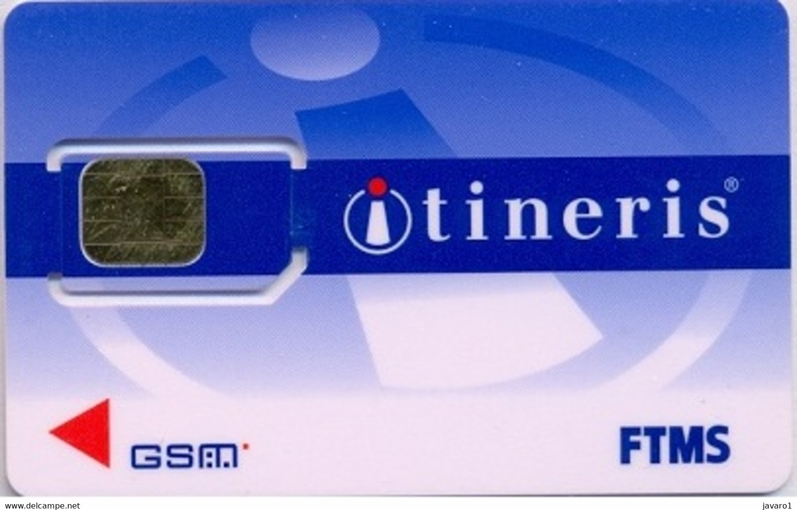 FRANCE GSM Card  : FRA04 ITINERIS FTMS Blue MINT - Mobicartes (GSM/SIM)