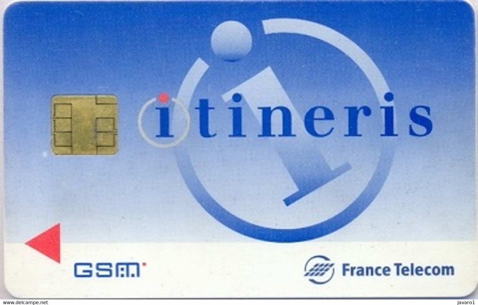 FRANCE GSM Card  : FRA01 ITINERIS Full-iso MINT - Nachladekarten (Handy/SIM)