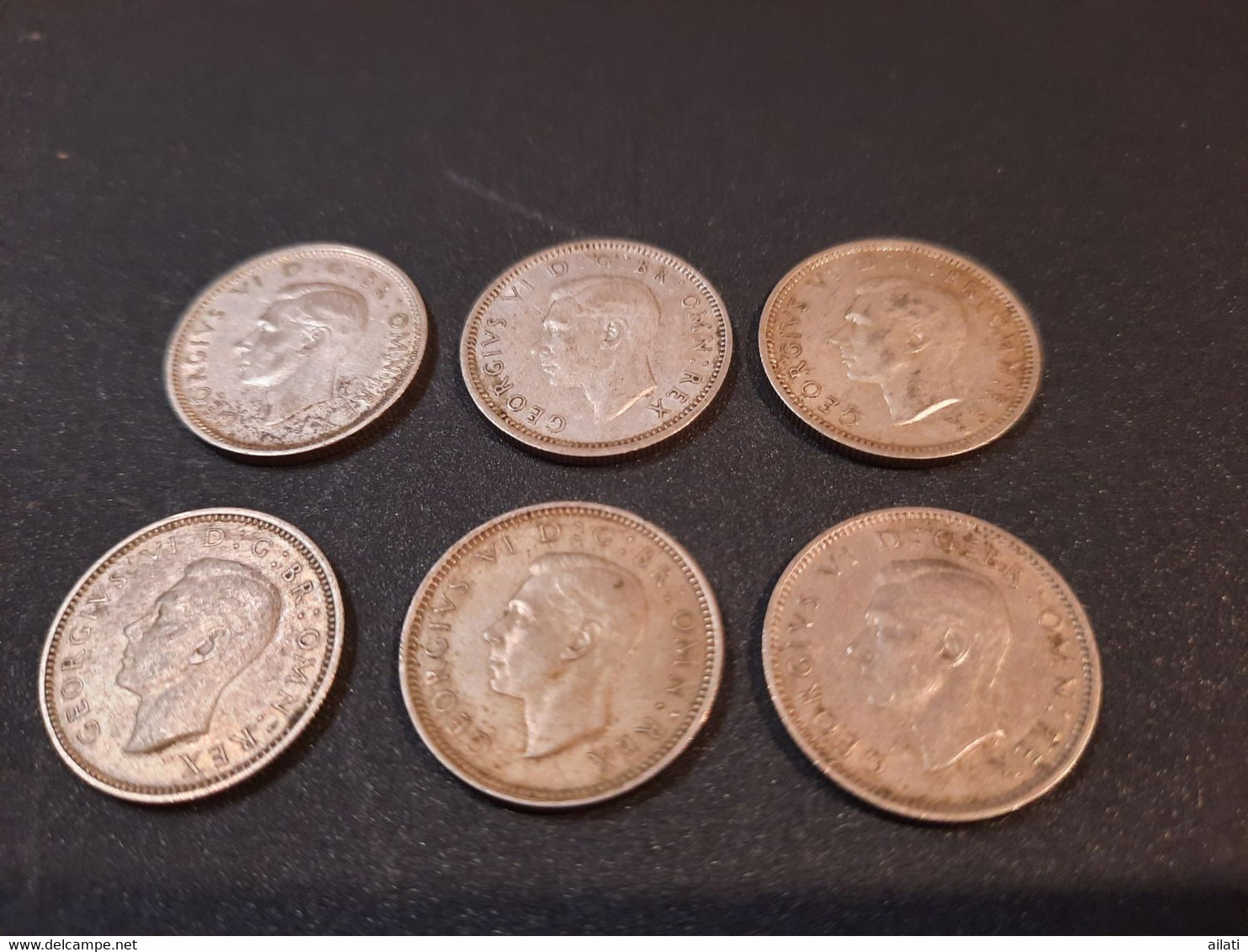 Lot De Monnaies Anglaises SIX PENCE - Colecciones