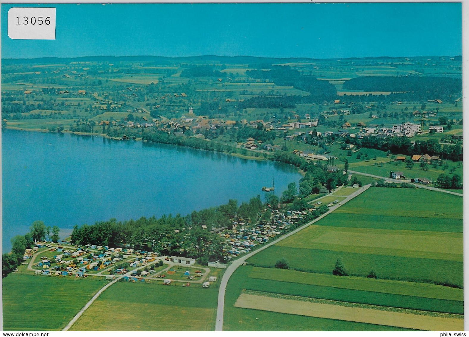 Flugaufnahme TCS Campingplatz Sempach-Stadt - Sempach