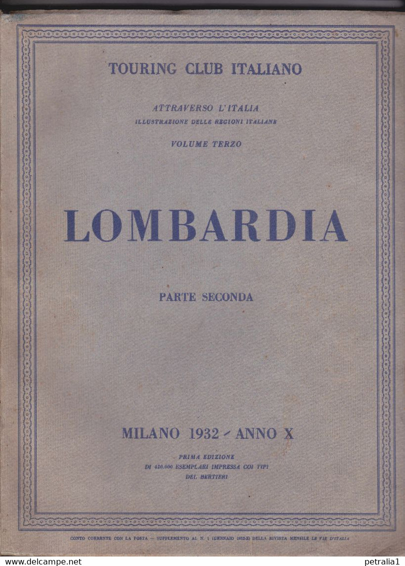 Lib 47 Lombardia - Libri Antichi