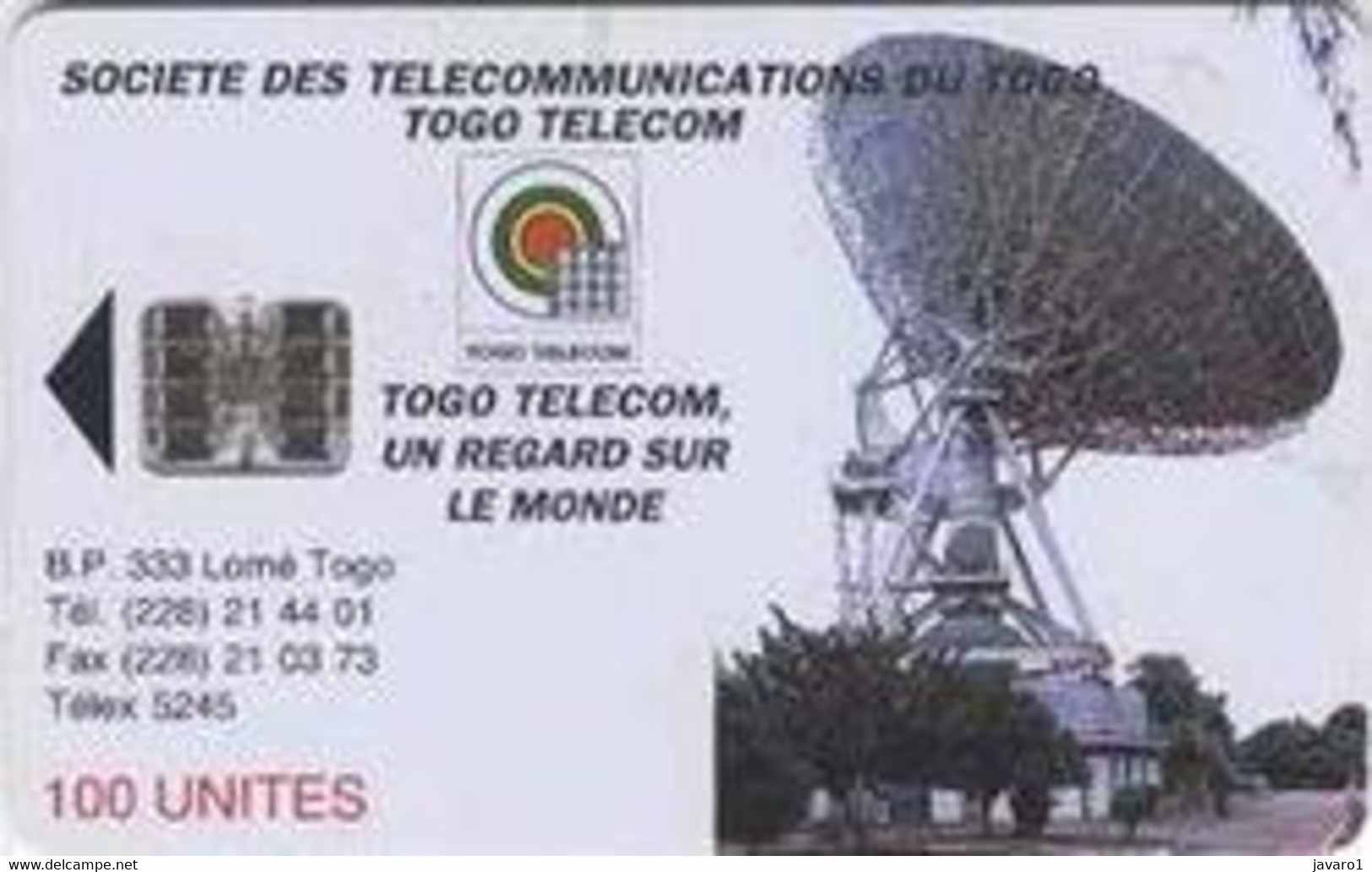 TOGO : 19 100u Satellite /TOGO TELECOM USED - Togo