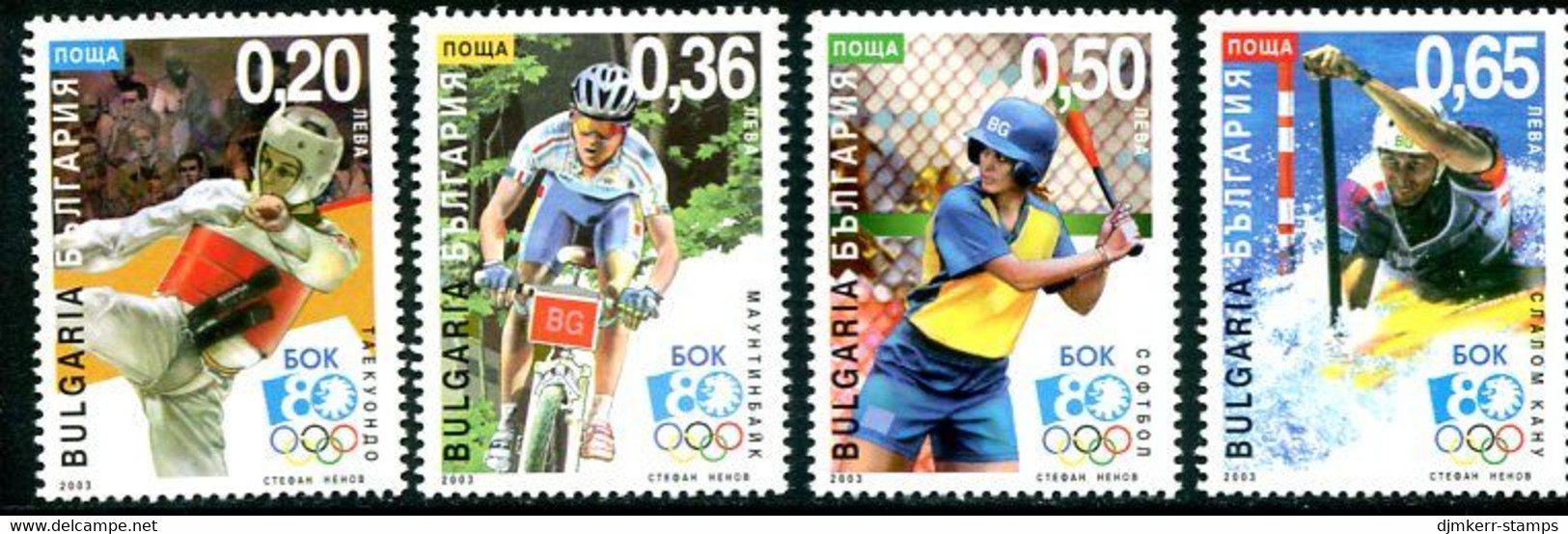 BULGARIA 2003 National Olympic Committee MNH / **  Michel 4615-18 - Ongebruikt