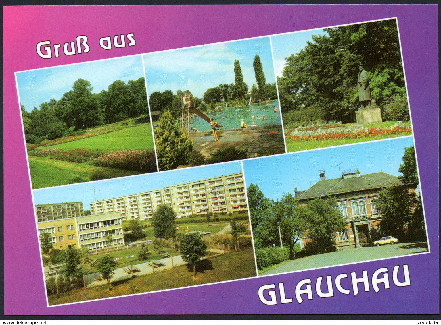 D5824 - TOP Glauchau - Bild Und Heimat Reichenbach Qualitätskarte - Glauchau