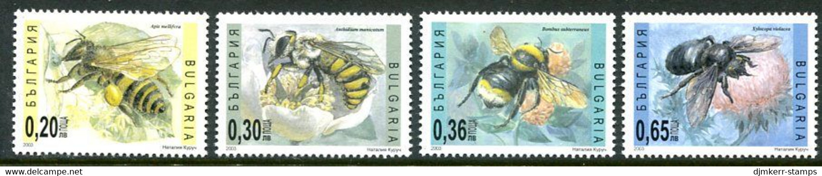 BULGARIA 2003 Bees MNH / **  Michel 4601-04 - Neufs