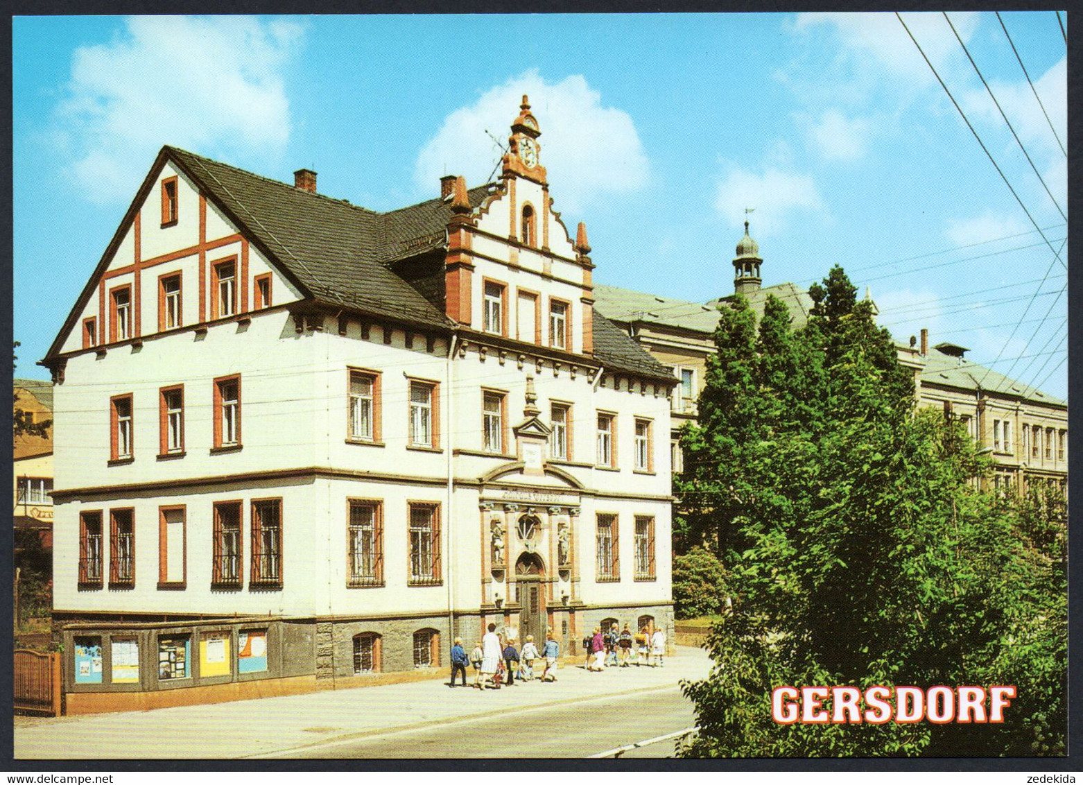 E5917 - TOP Gersdorf Rathaus - Bild Und Heimat Reichenbach Qualitätskarte - Gersdorf