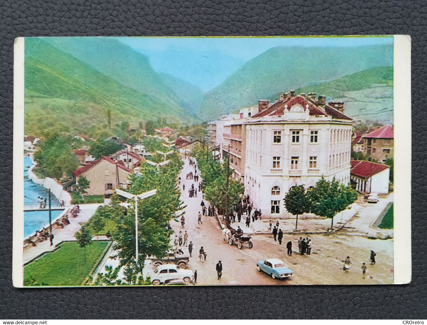 Peć - Kosovo, Old Car, Street, Postcard Traveled 1960`s  (Y4) - Kosovo