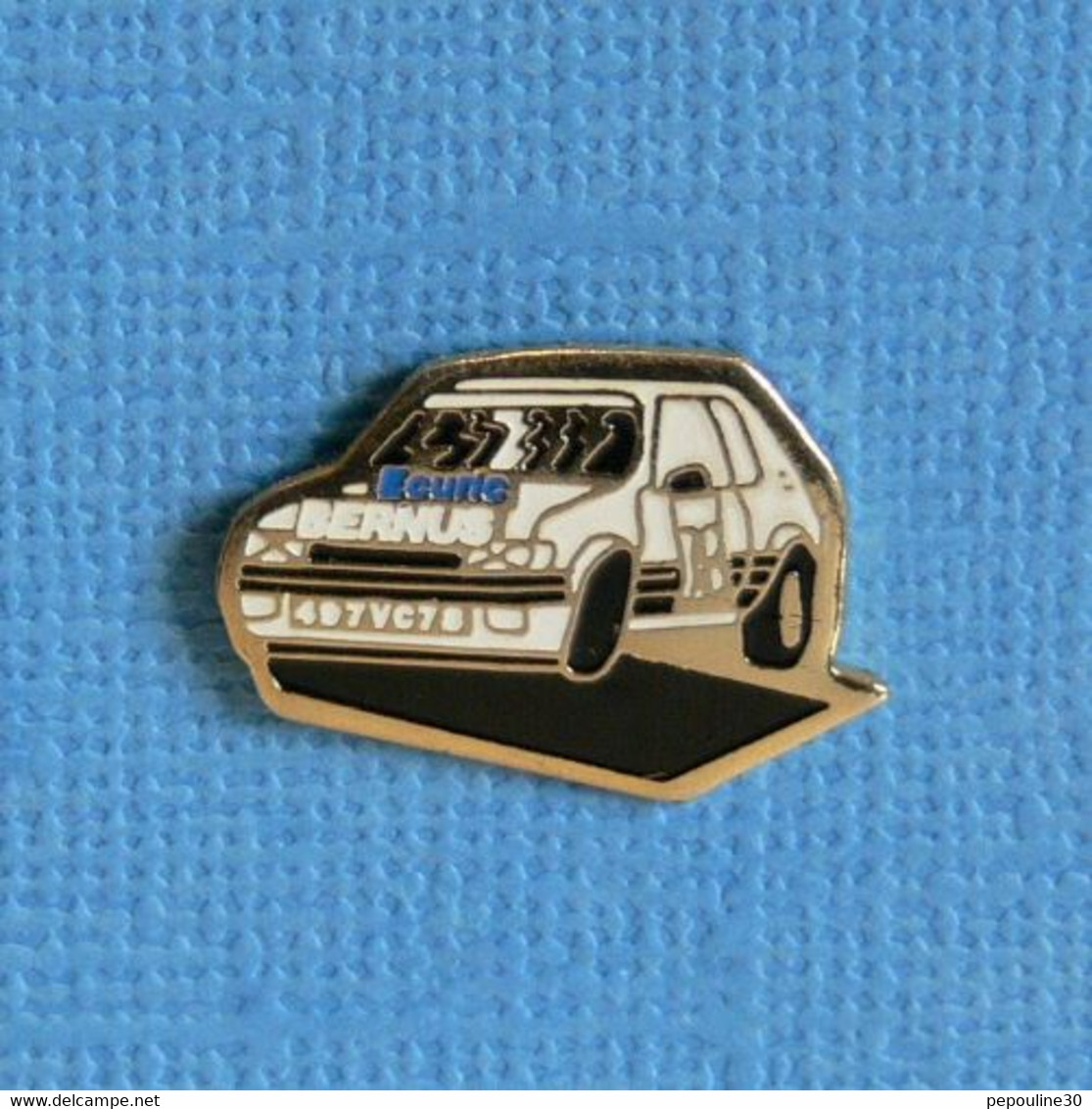 1 PIN'S //  ** RALLYE / PEUGEOT 205 GTI / ÉCURIE BERNUS ** - Peugeot