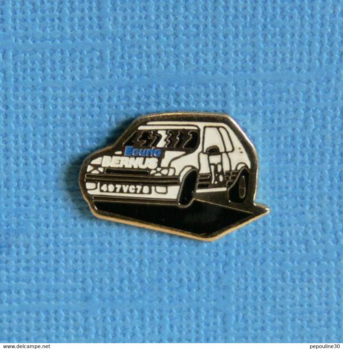 1 PIN'S //  ** RALLYE / PEUGEOT 205 GTI / ÉCURIE BERNUS ** - Peugeot