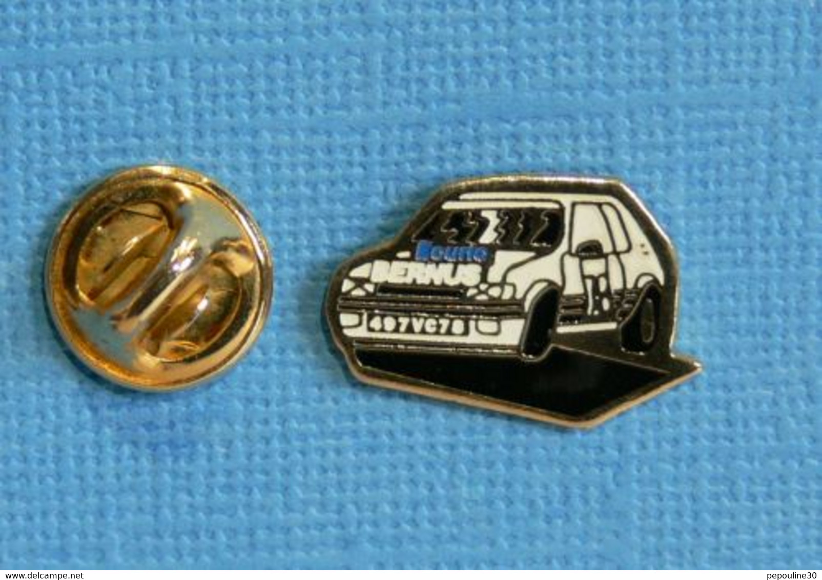 1 PIN'S //  ** RALLYE / PEUGEOT 205 GTI / ÉCURIE BERNUS ** - Peugeot