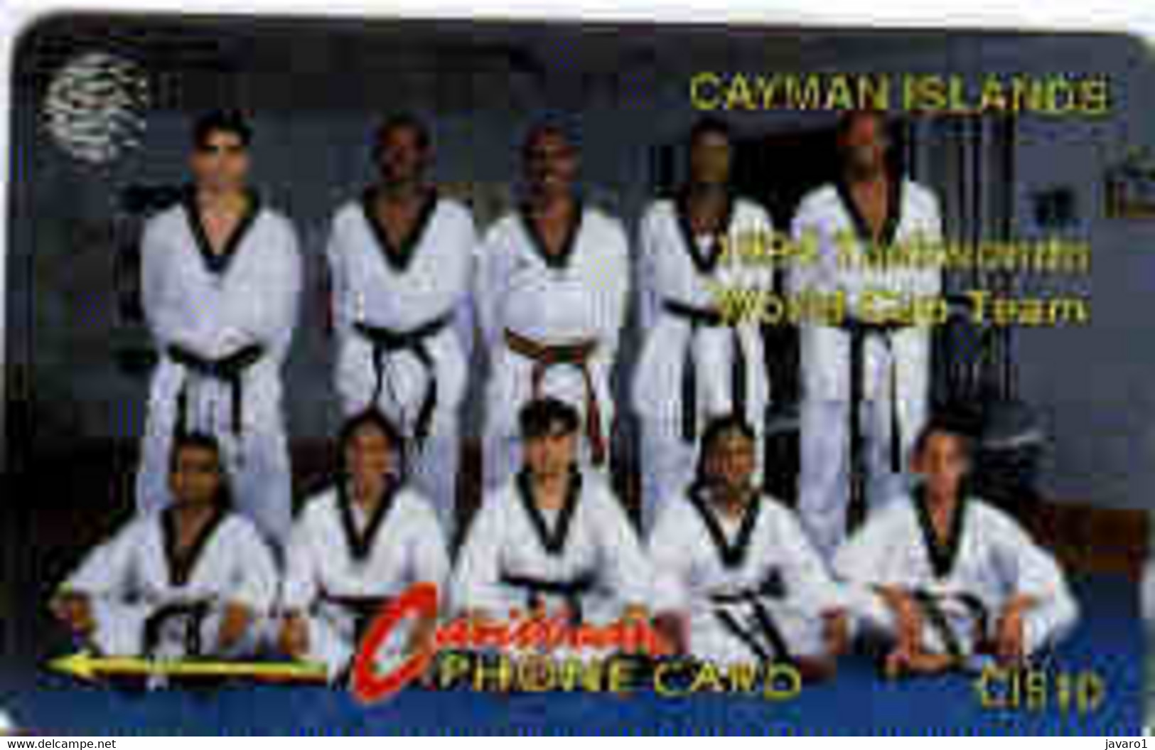 CAYMAN : 009A CI$10  1194 Taekwondo WorldCup USED - Cayman Islands