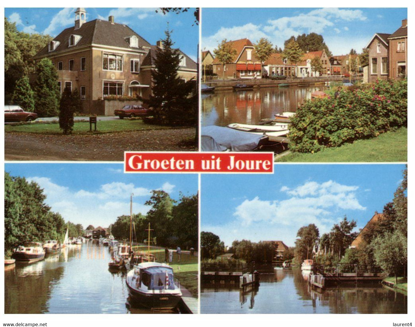 (DD 2) Groeten Uit Joure With Dutch Postcrossing Stamp - Joure