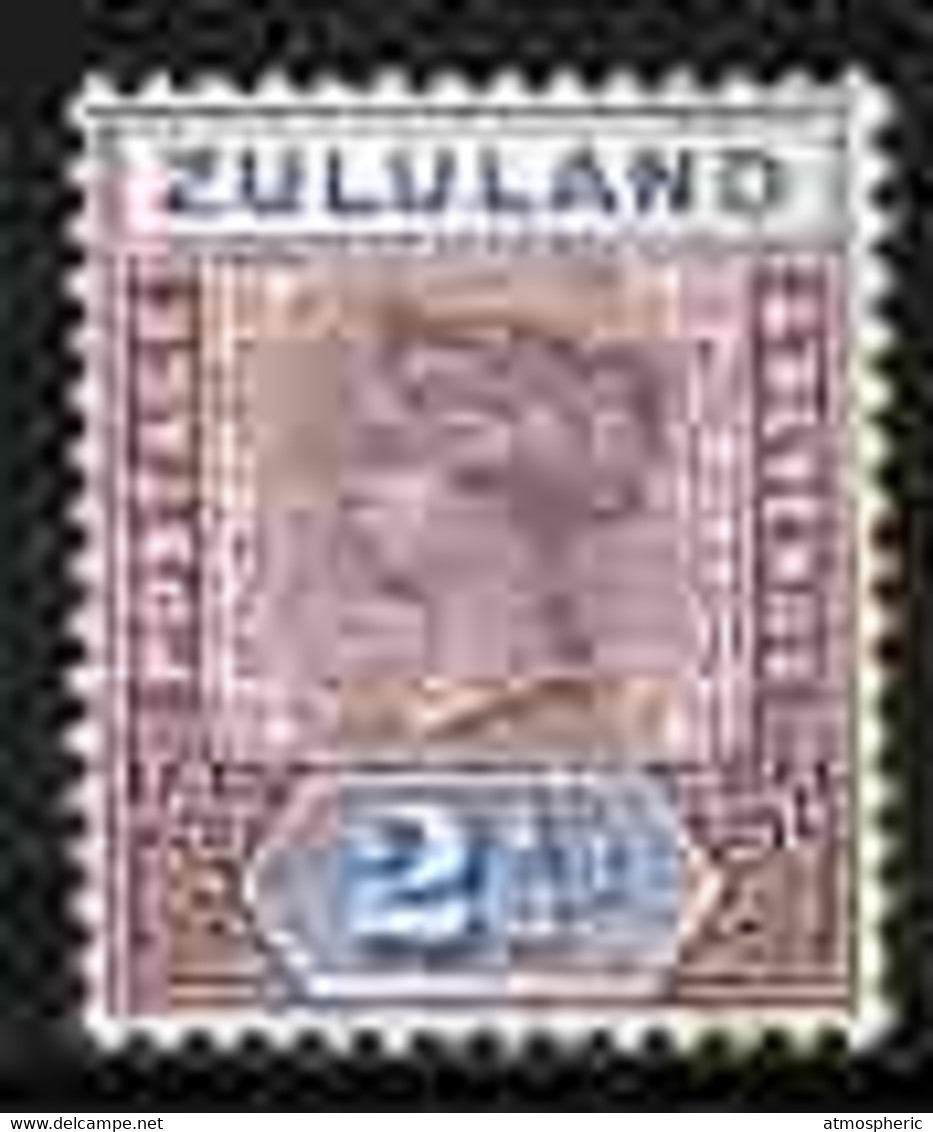 Zululand 1894-96 QV Key Plate 2.5d Mounted Mint SG 22 - Zululand (1888-1902)