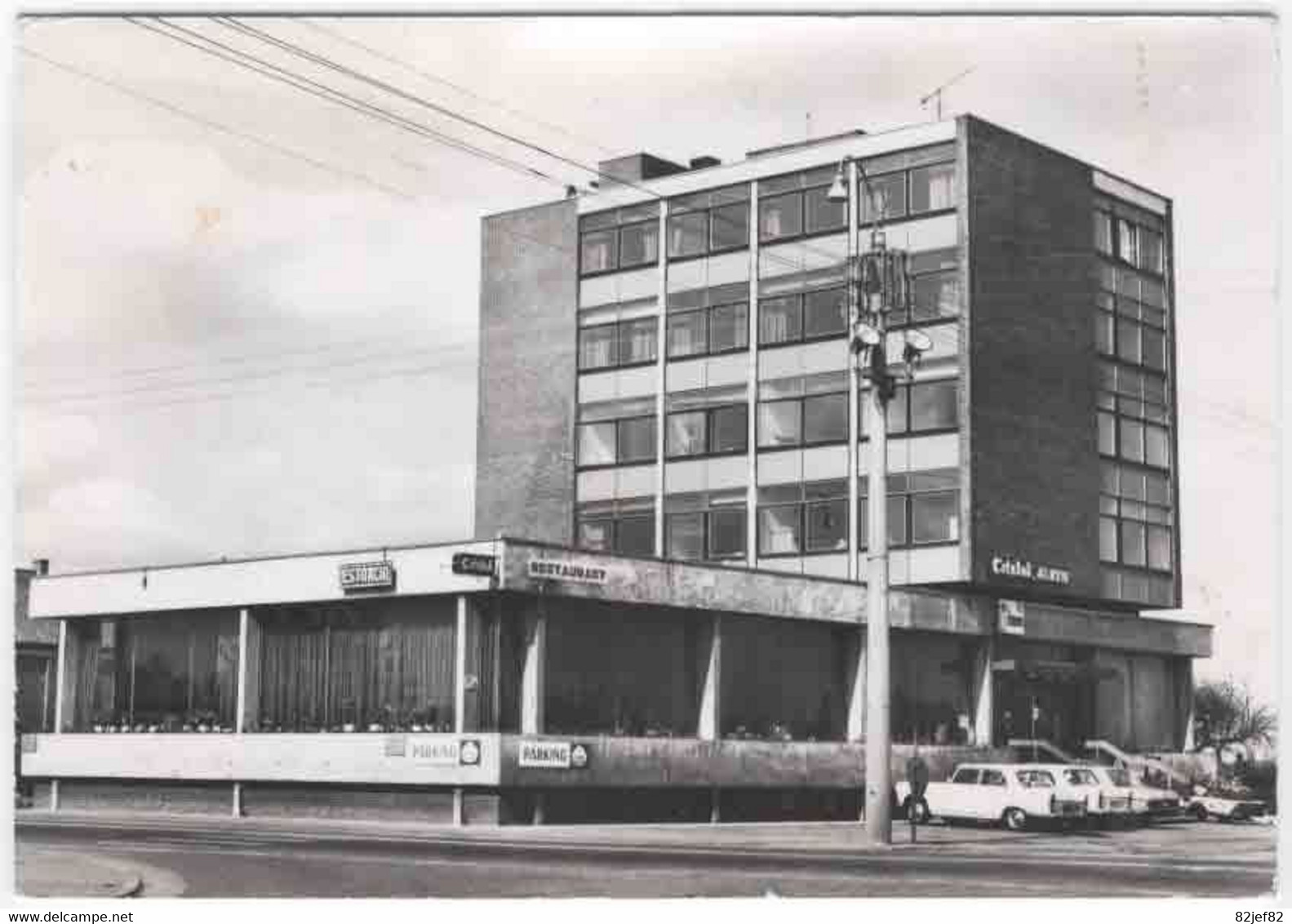 Peer : Hotel Estancia  1973  Cristal Alken //  Oude Peugeot   1973 Verstuurd Nr Nederland - Peer