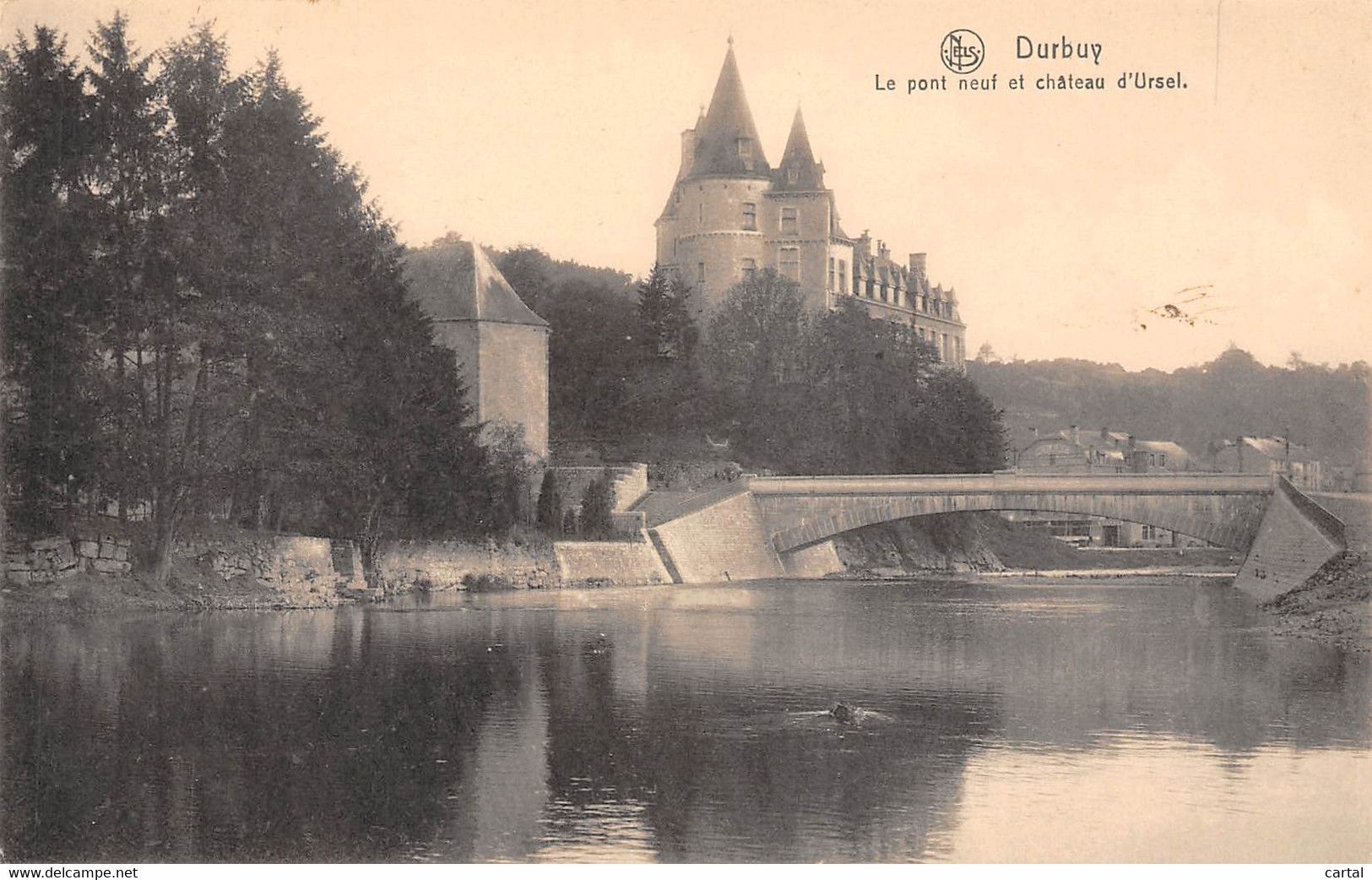 DURBUY - Le Pont Neuf Et Château D'Ursel. - Durbuy